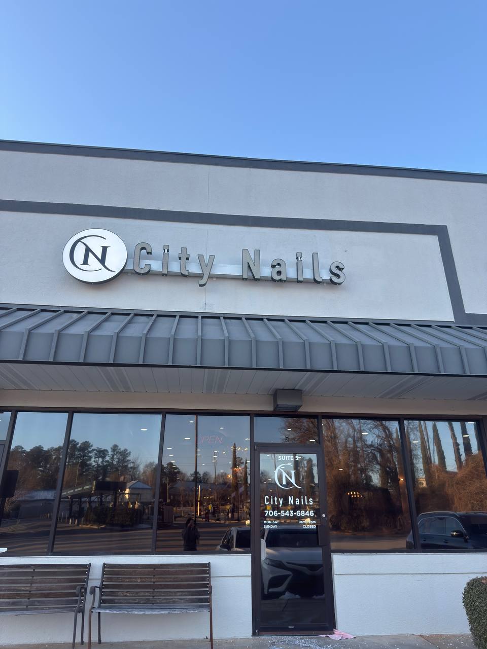 City Nails Athens logo